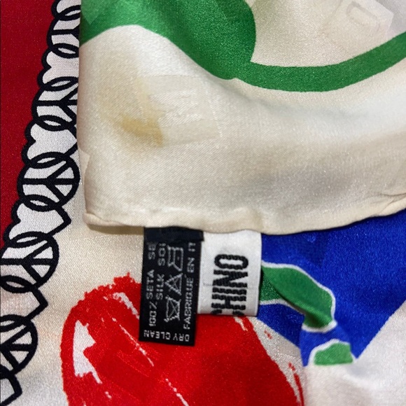 Moschino Authentic Silk Scarf